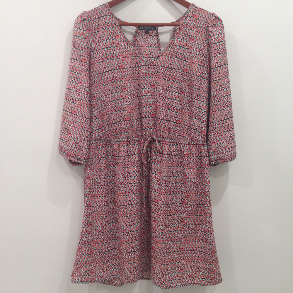 Super cute BeBop dress with cut out back